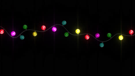 Weihnachtsbeleuchtung-Overlay